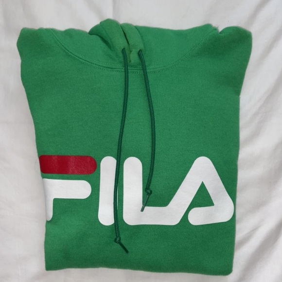 Green fila hoodie - Picture 2 of 3